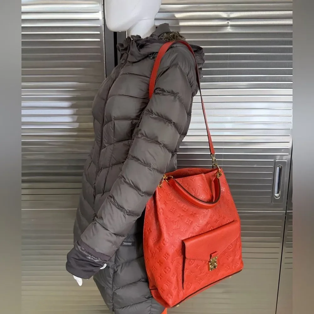 Louis Vuitton Metis Monogram Empreinte Embossed Leather Hobo Bag